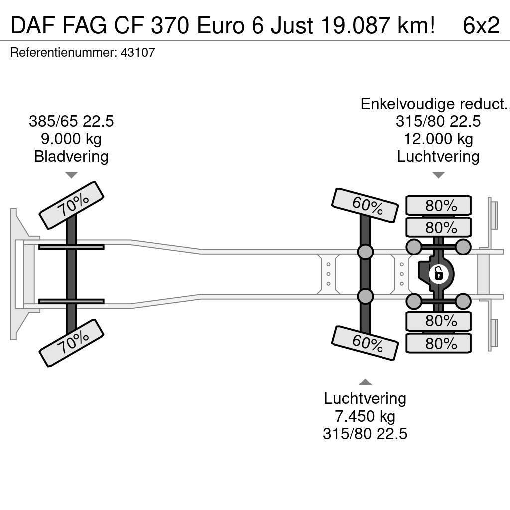 DAF FAG CF 370 Euro 6 Just 19.087 km! Kiper kamioni