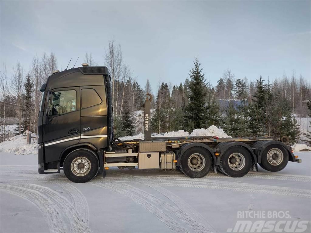 Volvo FH16 750 8X4 Rol kiper kamioni s kukama za dizanje