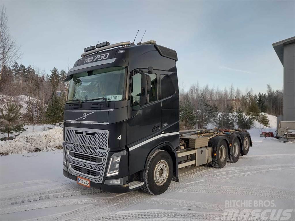 Volvo FH16 750 8X4 Rol kiper kamioni s kukama za dizanje