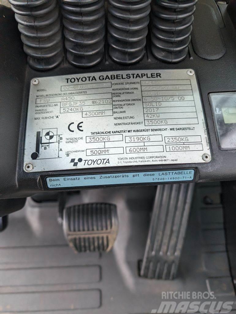 Toyota 8FGJF35 // Triplex // containerfähig Plinski viličari