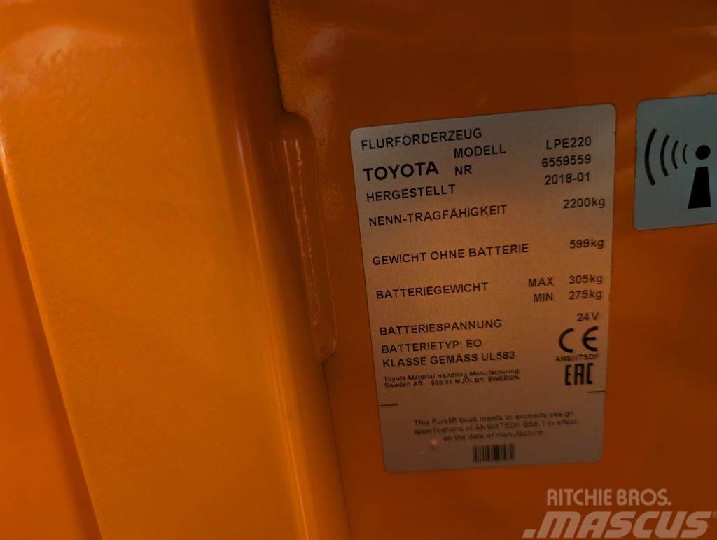 Toyota LPE 220 // Batterie 2020 // 3810 Std. // Initialhu Niskopodizni komisioni viličar