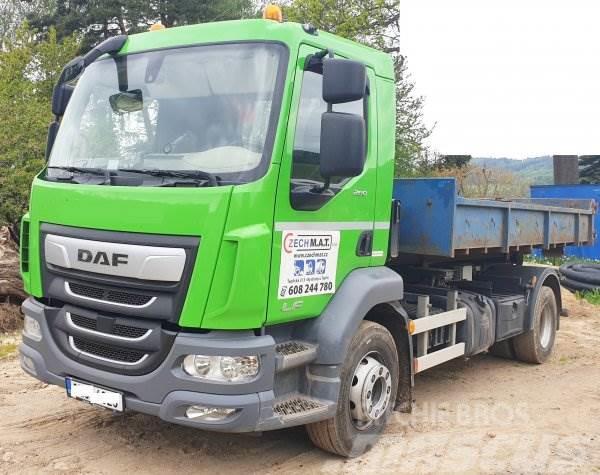 DAF LF 260 +Fornál 12T-400 Rol kiper kamioni s kukama za dizanje