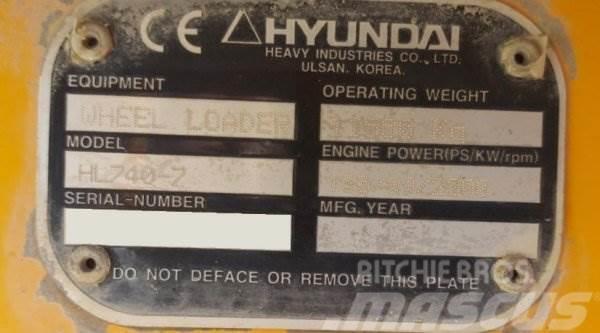 Hyundai HL 740-7 Utovarivači na kotačima