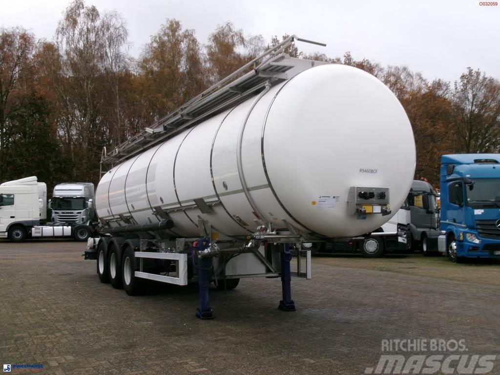  Parcisa Chemical tank inox L4BH 34.3 m3 / 4 comp / Tanker poluprikolice