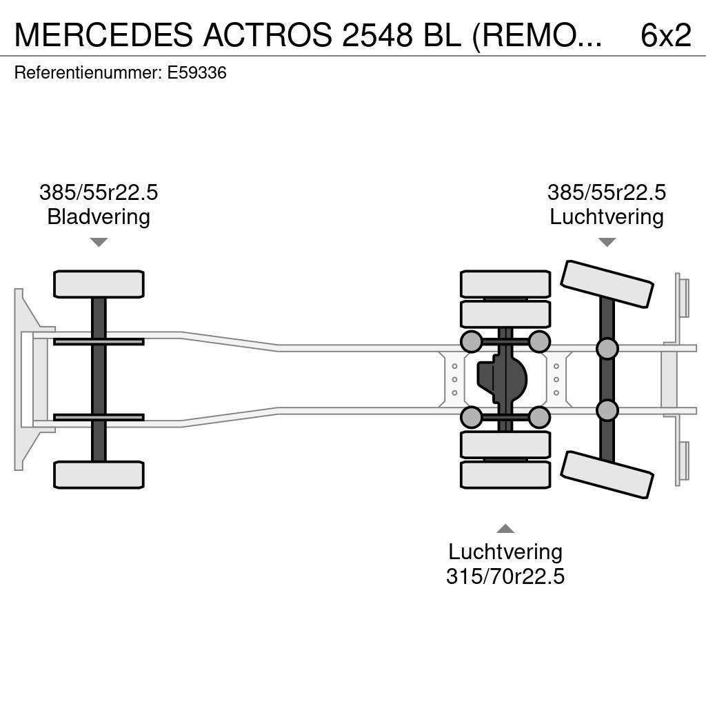 Mercedes-Benz ACTROS 2548 BL (REMORQUE:+6.000€) Kamioni sa ceradom