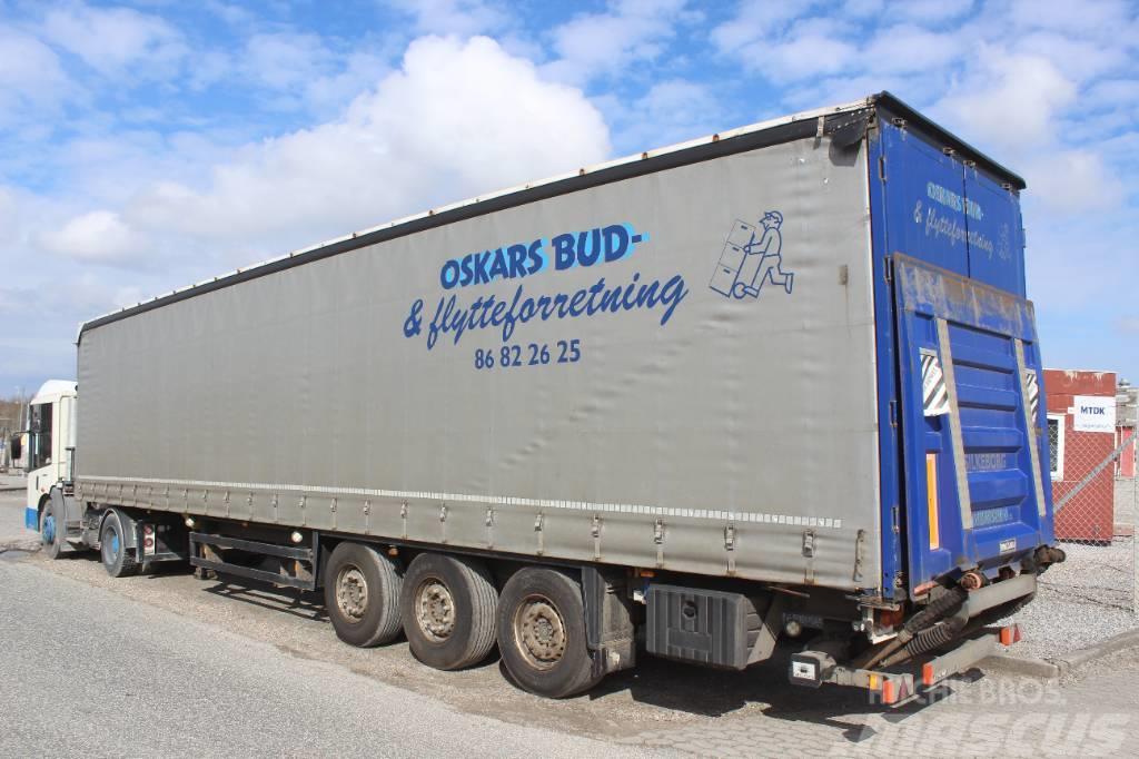 Schmitz Cargobull 3 akslet gardin trailer med lift - skyde/hævetag Poluprikolice sa ceradom