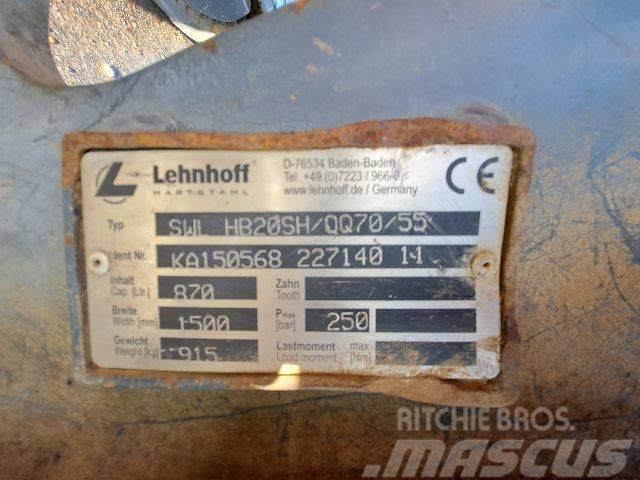 Lehnhoff Uni-Schwenktieflöffel f. OQ70/55 Utovarne korpe