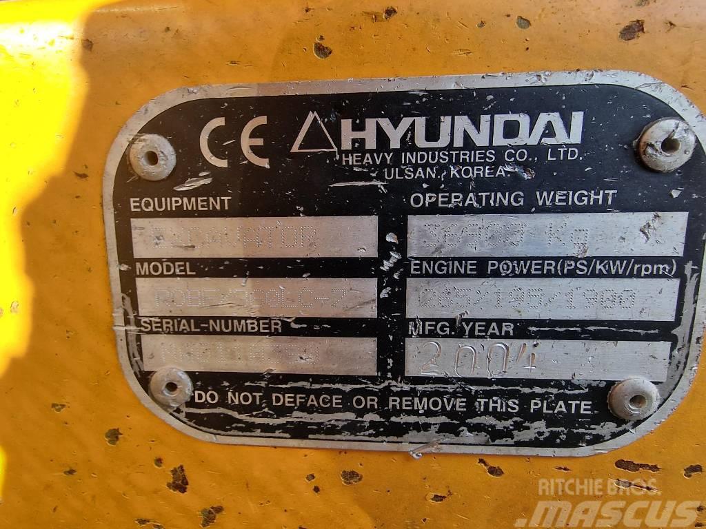Hyundai 360 LC-7 Bageri gusjeničari