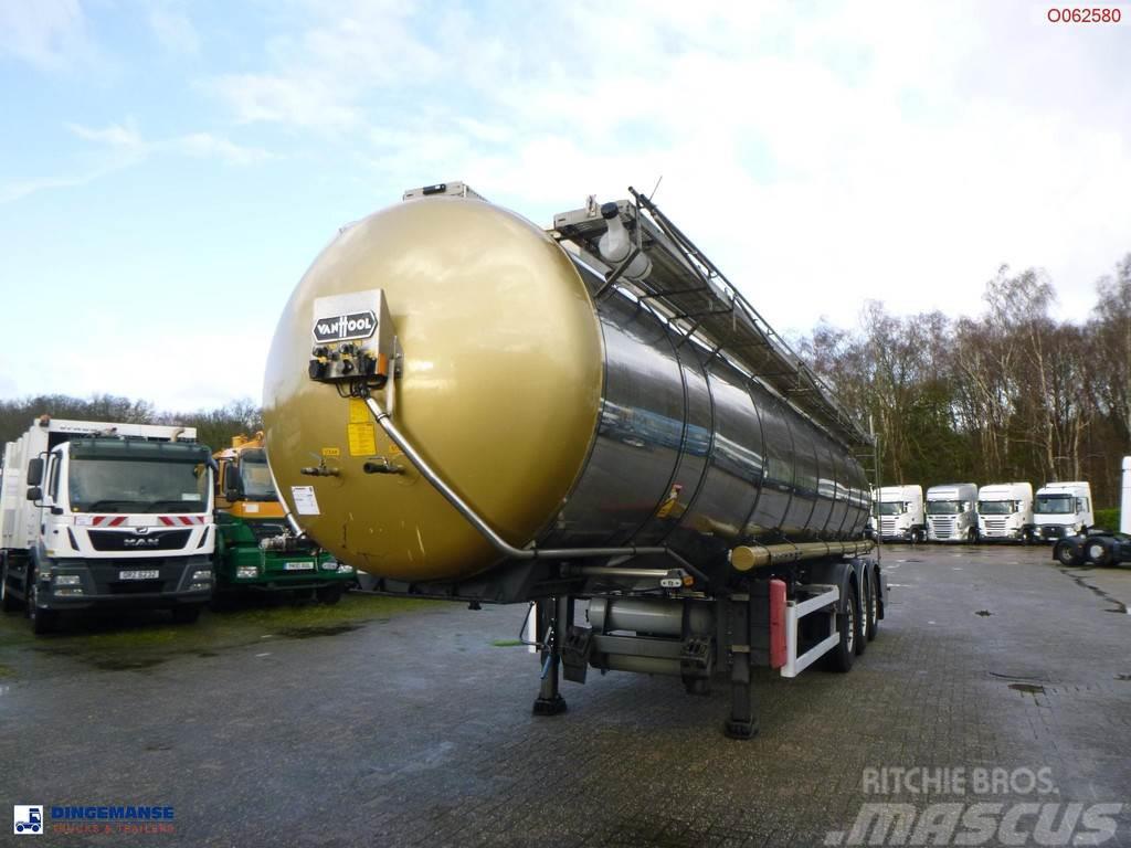 Van Hool Chemical tank inox 30 m3 / 1 comp ADR 12/03/2024 Tanker poluprikolice