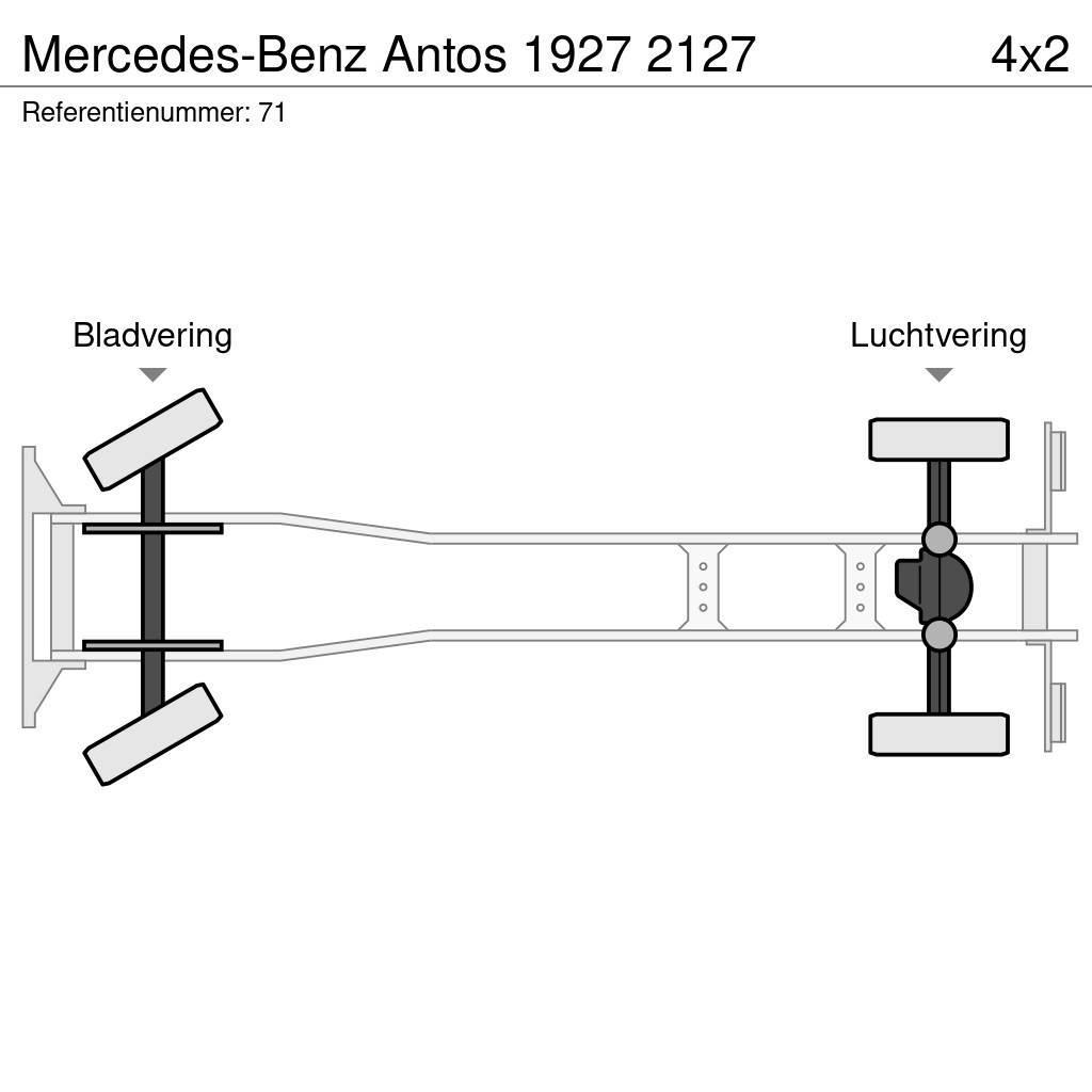 Mercedes-Benz Antos 1927 2127 Sanduk kamioni