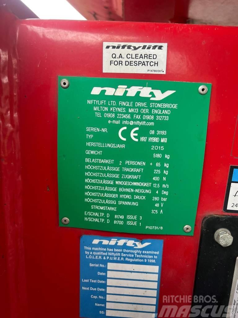 Niftylift HR 17 Zglobne podizne platforme