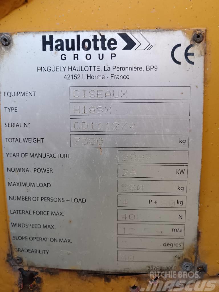 Haulotte H 18 SX Škaraste platforme