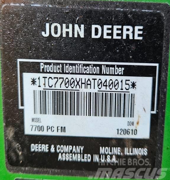John Deere 7700 Kosilice za otvoren prostor