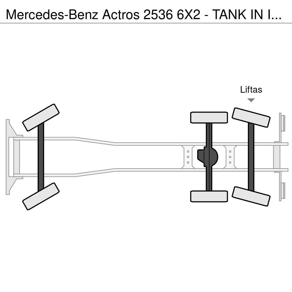 Mercedes-Benz Actros 2536 6X2 - TANK IN INSULATED STAINLESS STEE Kamioni cisterne