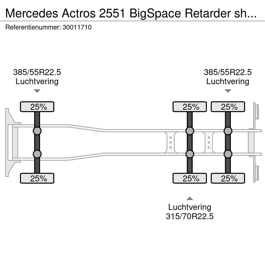 Mercedes-Benz Actros 2551 BigSpace Retarder showtruck Kontejnerski kamioni