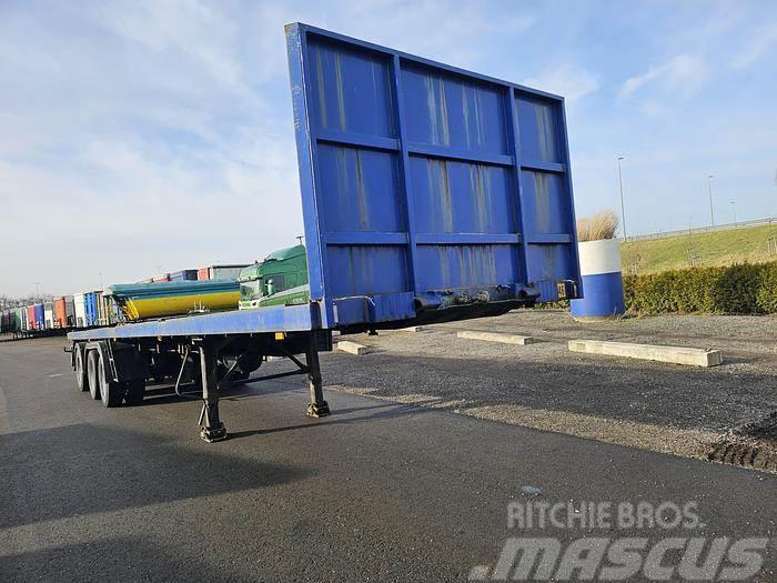 Contar B1828 dls| heavy duty| flatbed trailer with contai Poluprikolice sa otvorenim sandukom