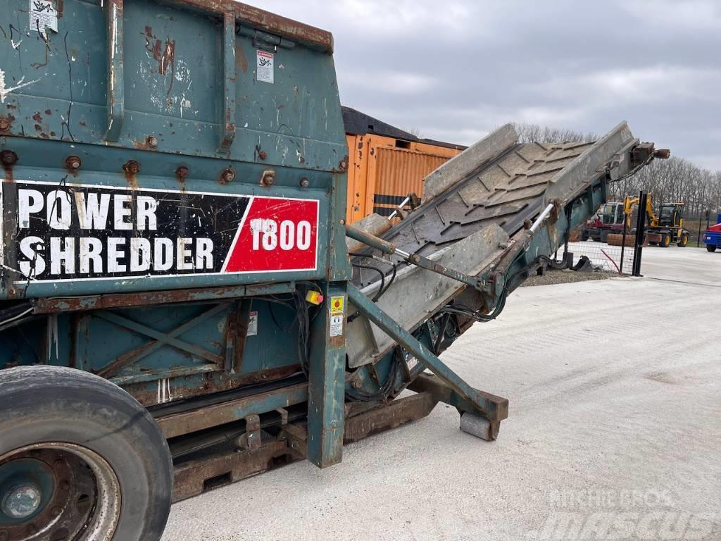 PowerScreen Powershredder 1800 Strojevi za rezanje otpada