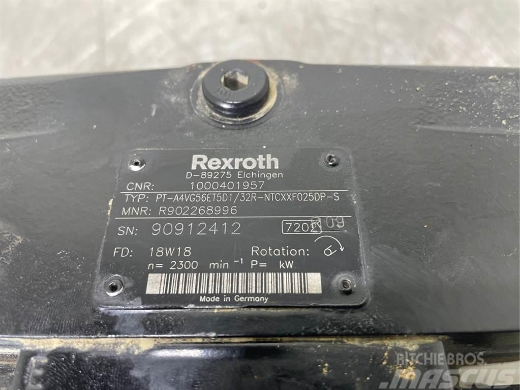 Wacker Neuson 1000401957-Rexroth A4VG56ET5D1/32R-Drive pump Hidraulika