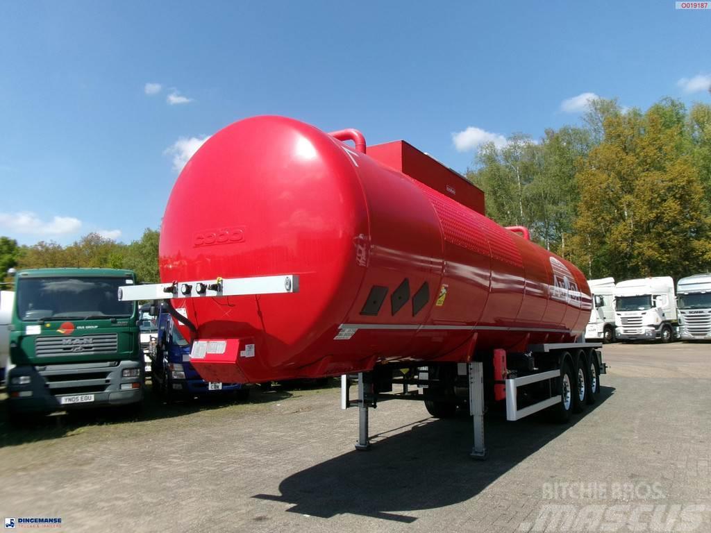 Cobo Bitumen tank inox 34 m3 / 1 comp Tanker poluprikolice