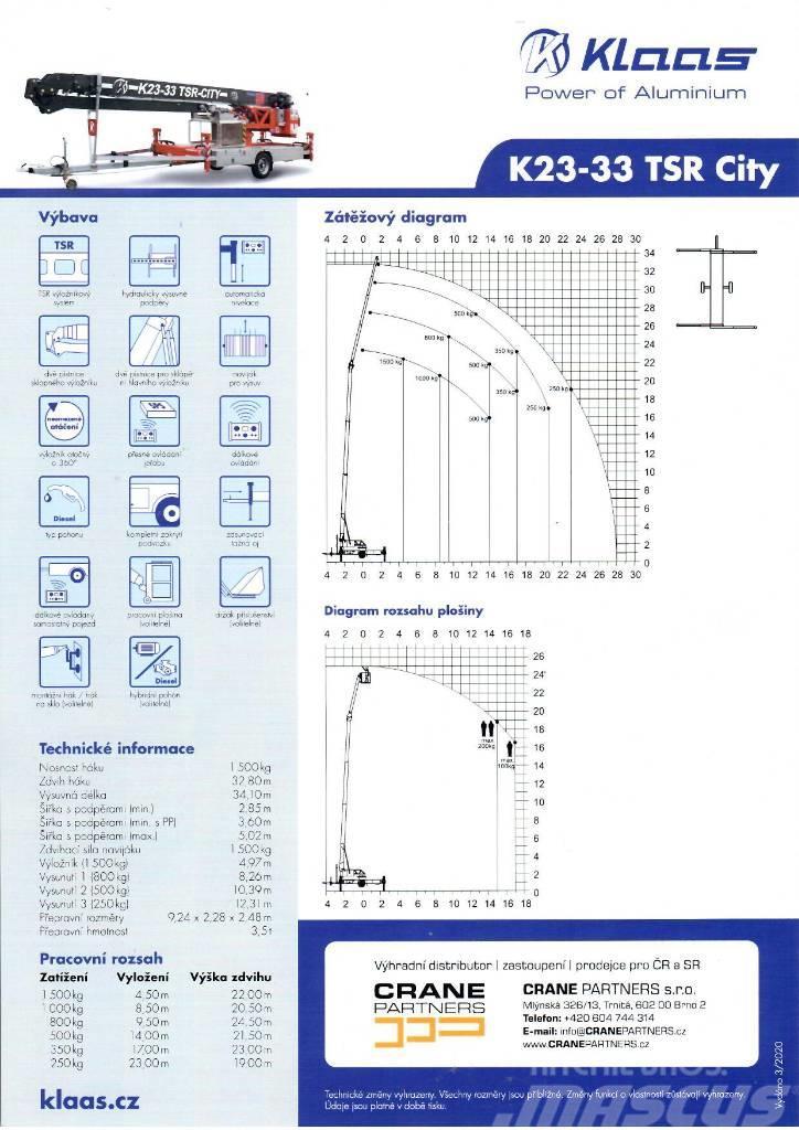Klaas K 23-33 RS City Toranjski kranovi