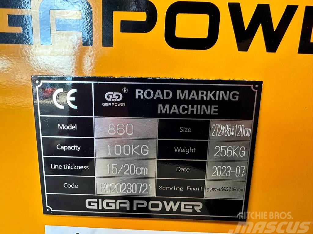  Giga power Road Marking Machine Automobili