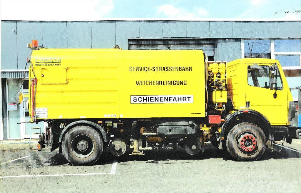 Bucher Schörling / Mercedes Benz 1417 WPF/SFE Spurweite 1 Kamioni za čišćenje ulica