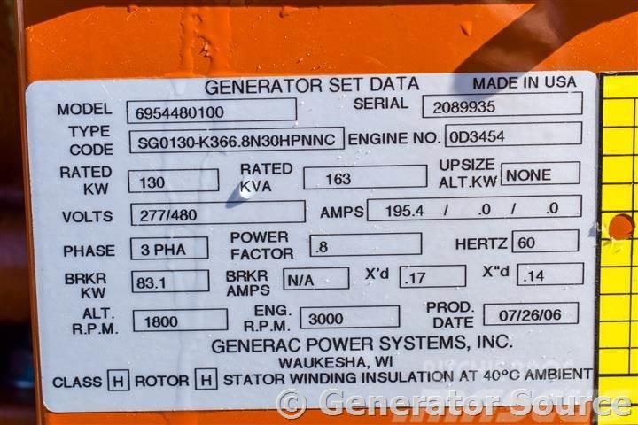 Generac 130 kW - JUST ARRIVED Ostali agregati