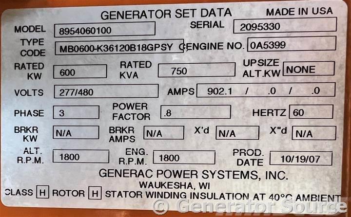 Generac 600 kW - JUST ARRIVED Ostali agregati