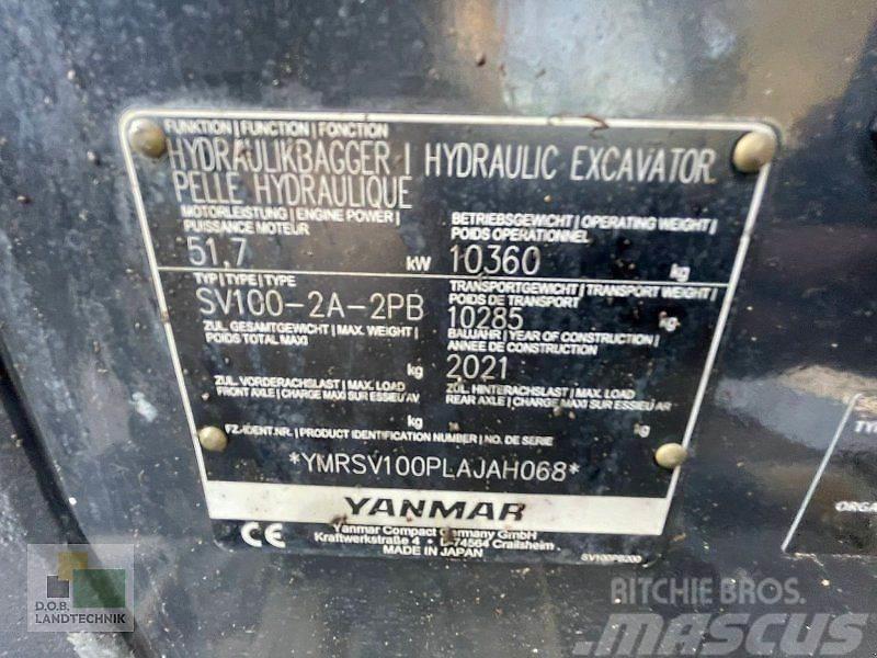 Yanmar SV 100 Bageri gusjeničari