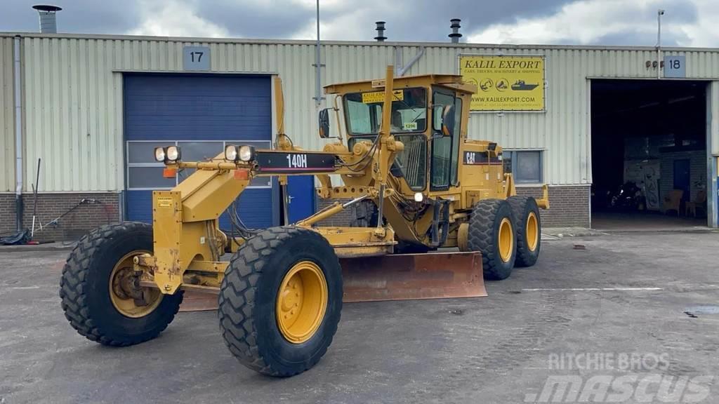 CAT 140H Motor Grader with Ripper Airco Good Condition Grejderi