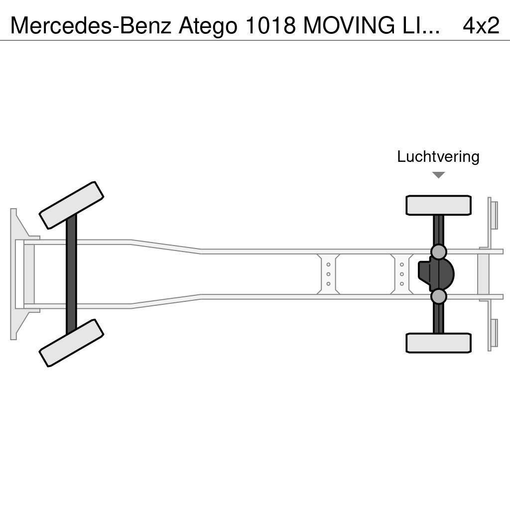 Mercedes-Benz Atego 1018 MOVING LIFT - GOOD WORKING CONDITION Sanduk kamioni