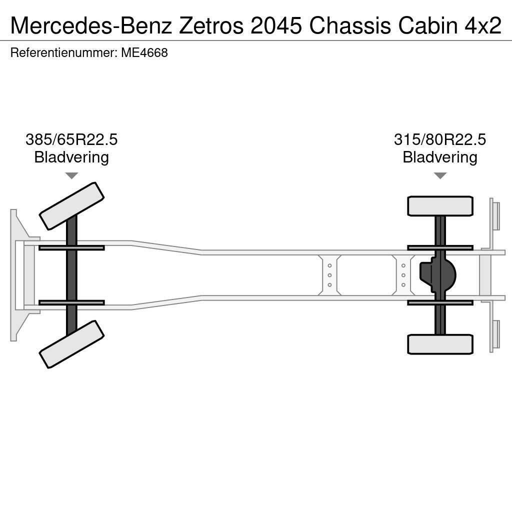 Mercedes-Benz Zetros 2045 Chassis Cabin Kamioni-šasije