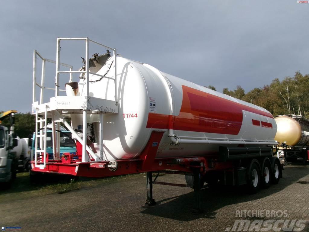 Feldbinder Powder tank alu 41 m3 (tipping) Tanker poluprikolice