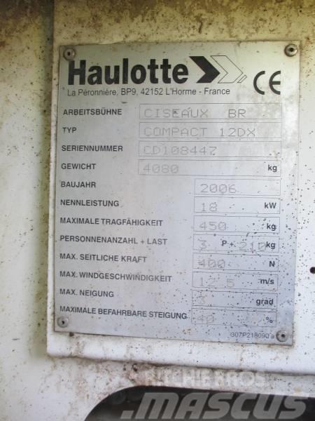 Haulotte Compact 12 DX Škaraste platforme