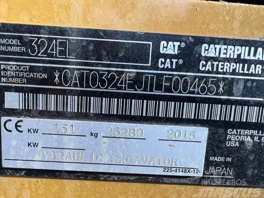 CAT 324EL 9655 HOURS Bageri gusjeničari