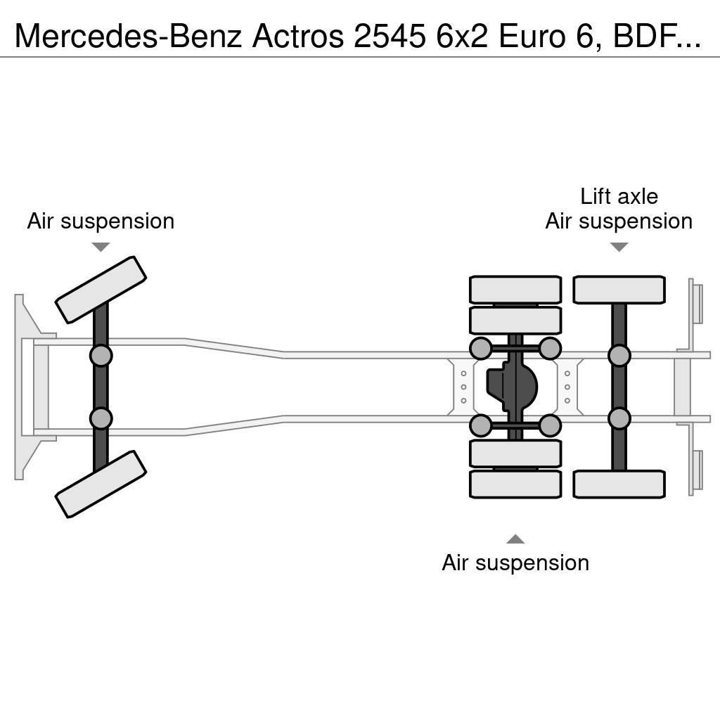 Mercedes-Benz Actros 2545 6x2 Euro 6, BDF system, ACC, Retarder Demontažnii kamioni za podizanje kabela