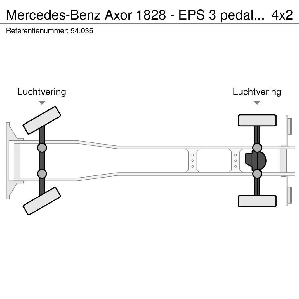 Mercedes-Benz Axor 1828 - EPS 3 pedal - Box Folding system - 54. Sanduk kamioni