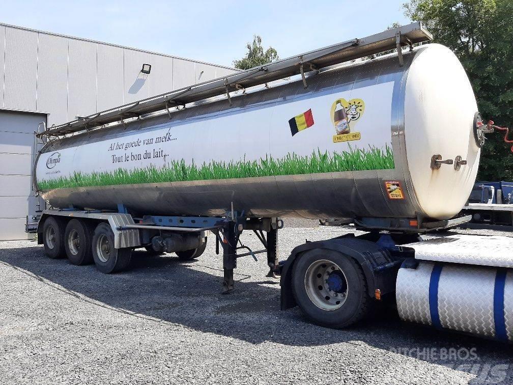 Magyar 3 AXLES TANK IN STAINLESS STEEL INSULATED 30000 L- Tanker poluprikolice