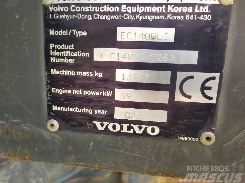 Volvo EC 140 B LC Bageri gusjeničari