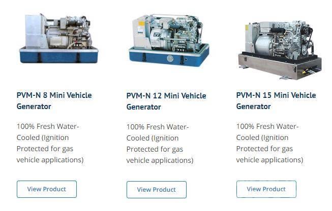 Fischer Panda generator Vehicle AC 15 Mini PVK-U Series Dizel agregati