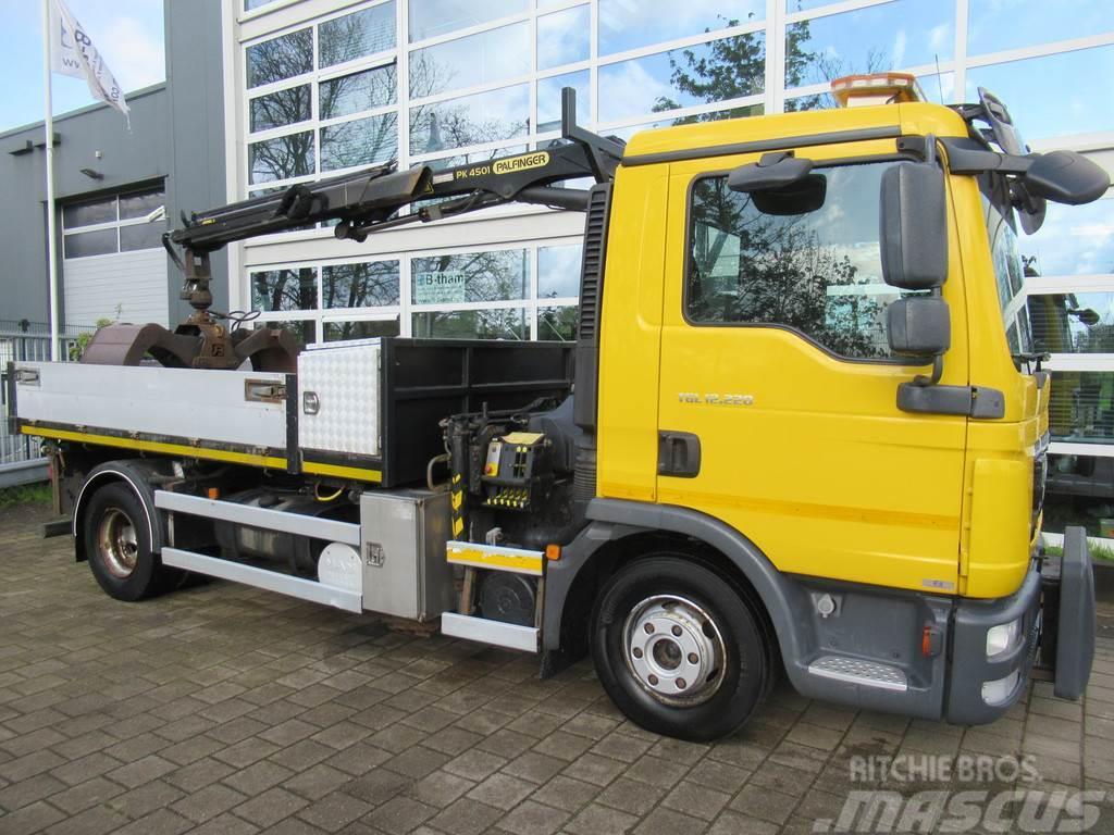 MAN TGL 12.220 4x2 EEV 3-Z./W. Kipper + Palfinger Kraa Kiper kamioni