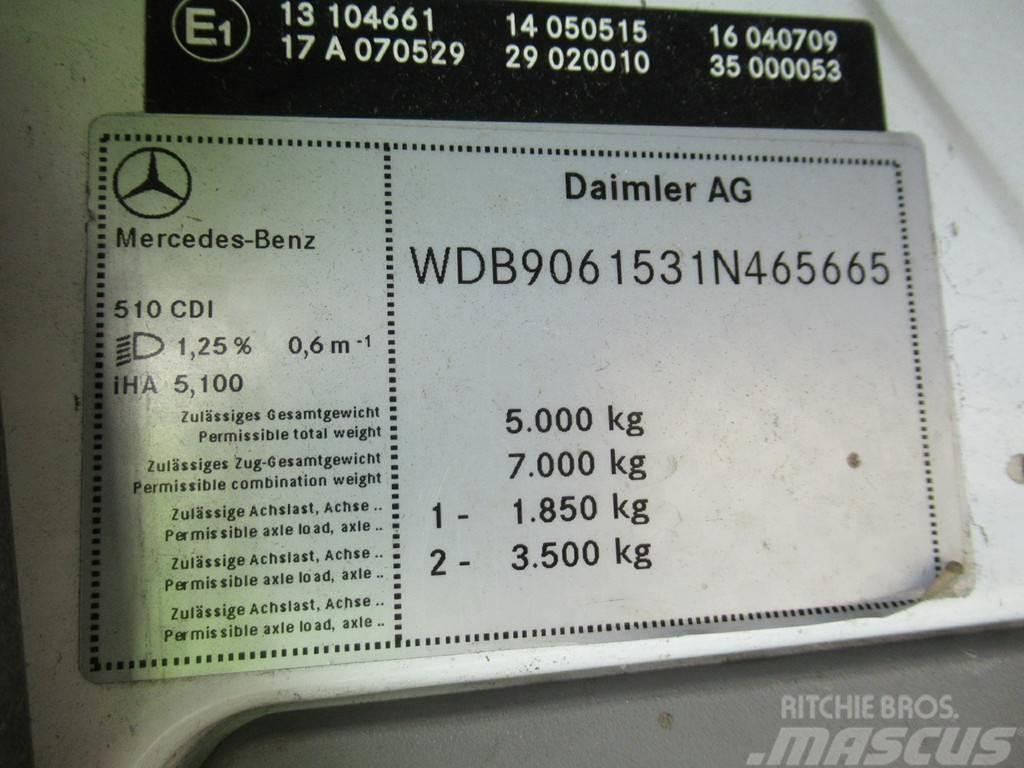 Mercedes-Benz Sprinter 510CDI Kipper + Zij-belading Side-loader Kamioni za otpad