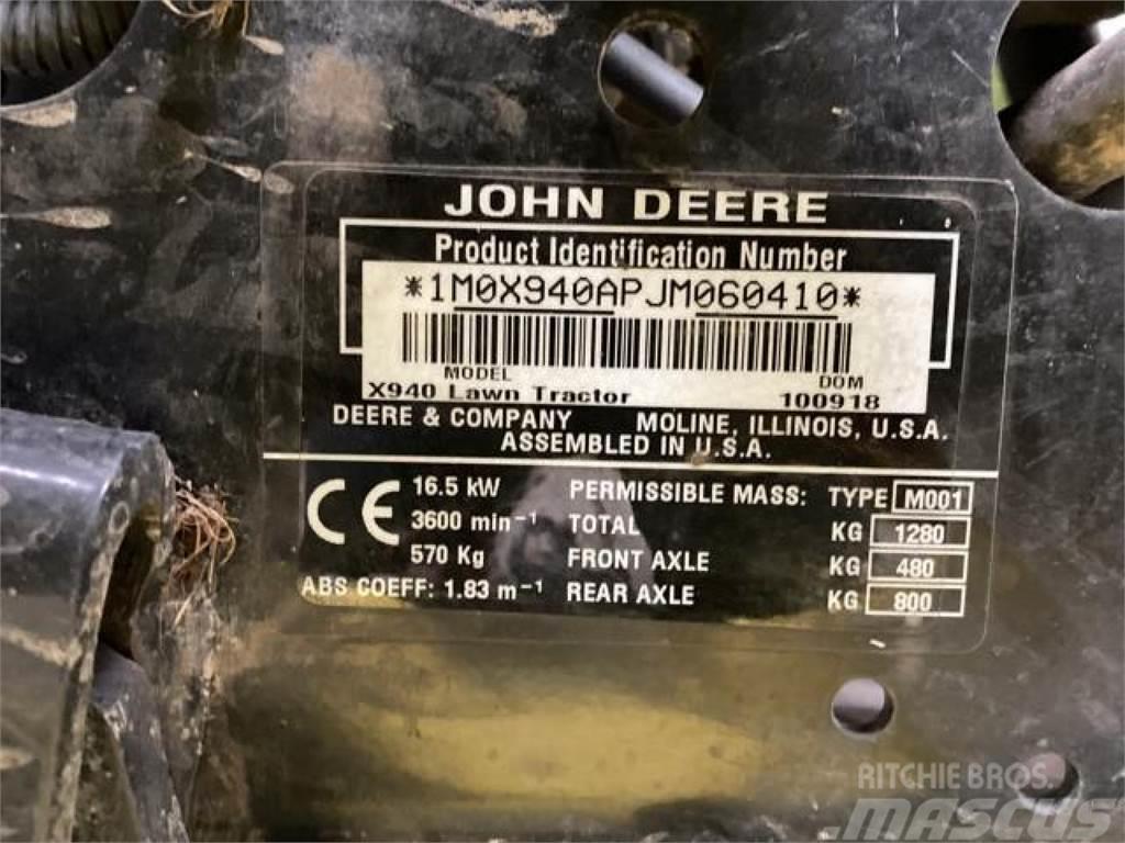 John Deere X940 Motokultivator kosilice