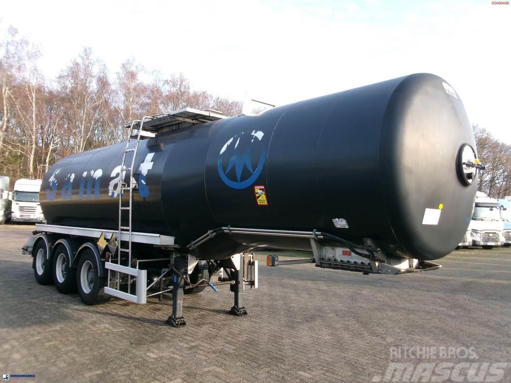 Magyar Bitumen tank inox 29.5 m3 / 1 comp + pump / ADR 13 Tanker poluprikolice