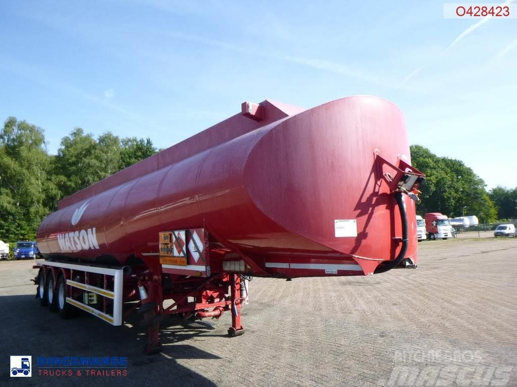  Lakeland Fuel tank alu 42.8 m3 / 6 comp Tanker poluprikolice