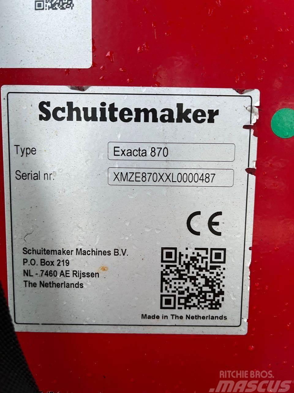 Schuitemaker Exacta 870 Drugi strojevi za gnojenje i dodatna oprema