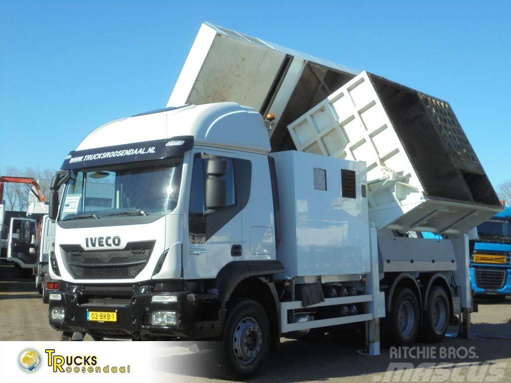 Iveco Trakker 450 + Euro 5 + Zandzuiger + Manual + 6x4 + Kombiji / vakuumski kamioni