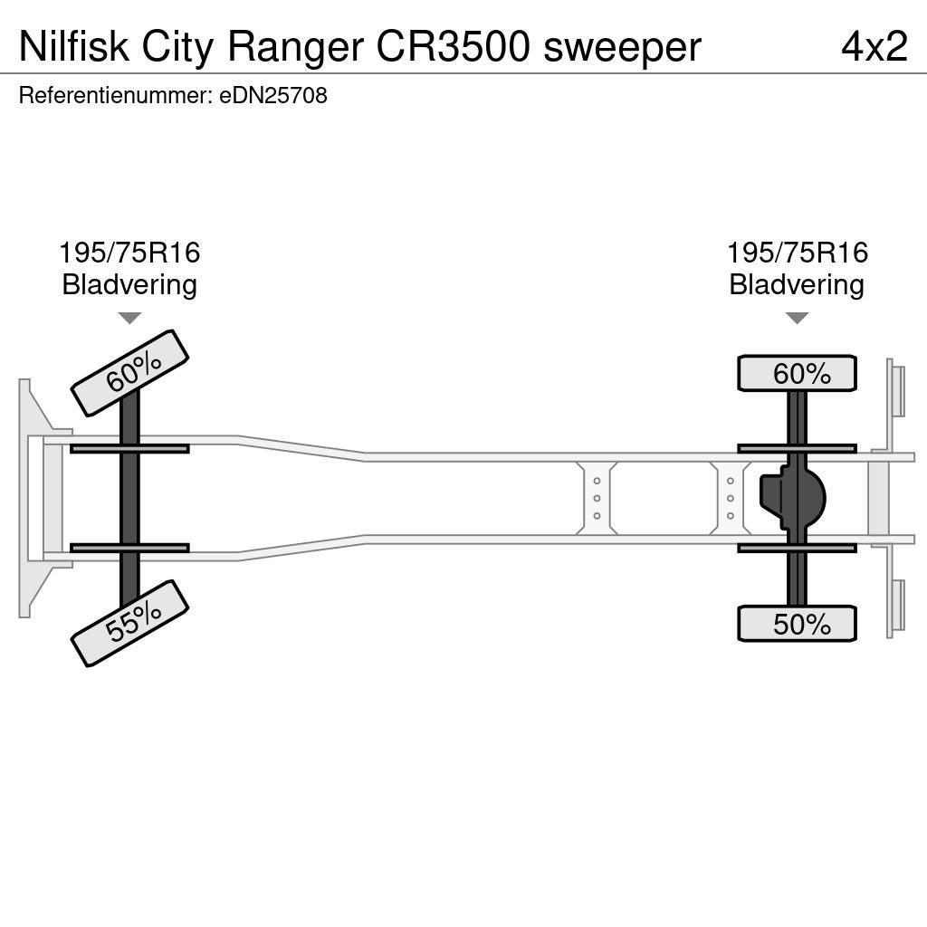 Nilfisk City Ranger CR3500 sweeper Kombiji / vakuumski kamioni
