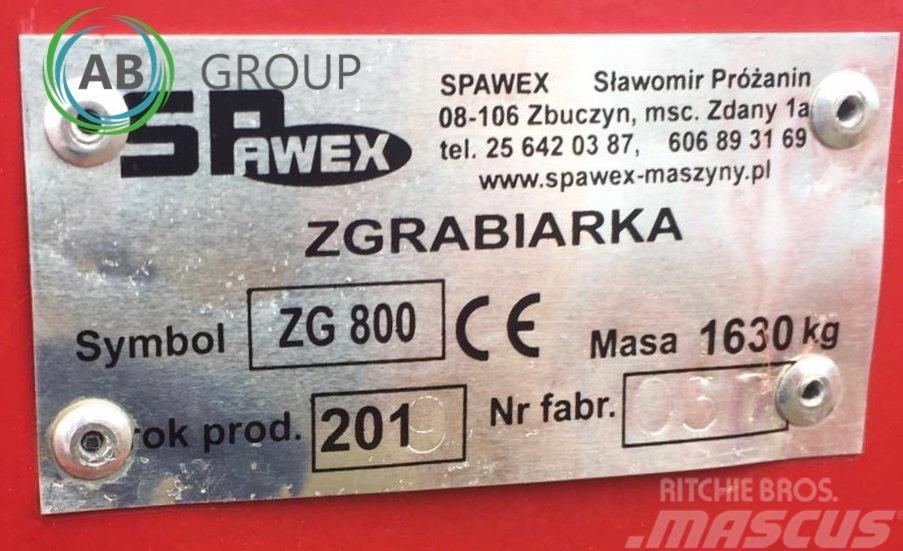 Spawex KREISELSCHWADER TAJFUN ZG-800 / ROTORY RAKE Okretači i sakupljači sijena