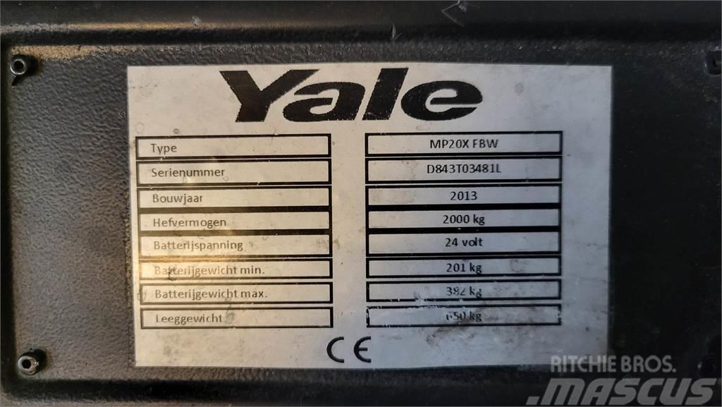 Yale MP20X 2013 Nisko podizni električni viličar